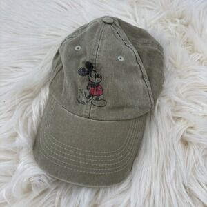 Mickey Mouse Disney World Faded Snapback Hat Cartoon‎ Baseball Cap VTG Y2K